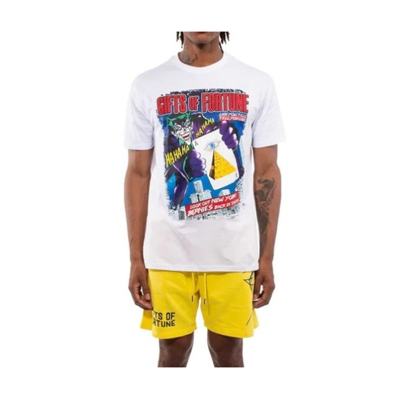 Men's Gifts of Fortune Lies You Tell Swarovski Crysyal T-Shirt Large Bernie M - Picture 1 of 9